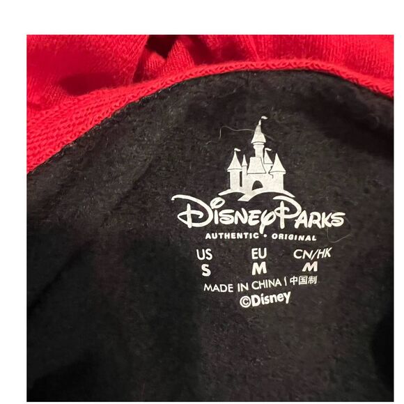 Disney Black Mickey Mouse Hoodie Sweatshirt with Ears S - Picture 5 of 5
